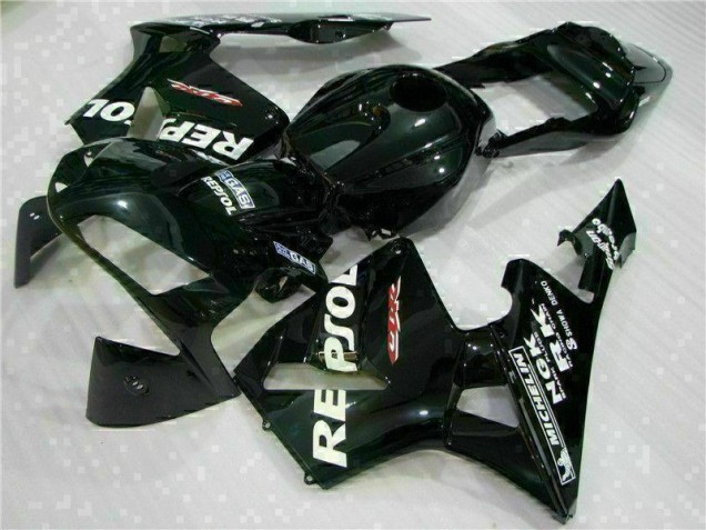 03-04 Schwarz Honda CBR600RR Motor Verkleidung 03-04 Schwarz Honda CBR600RR Motor Verkleidung