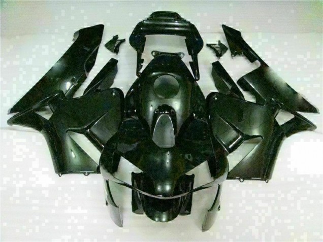 03-04 Schwarz Honda CBR600RR Motorrad Verkleidung & Plastik 03-04 Schwarz Honda CBR600RR Motorrad Verkleidung & Plastik