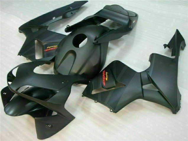 03-04 Schwarz Honda CBR600RR Motorrad Vollverkleidung 03-04 Schwarz Honda CBR600RR Motorrad Vollverkleidung