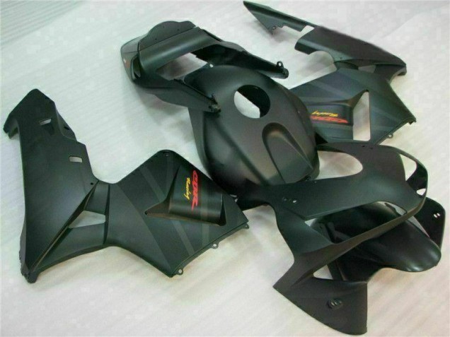 03-04 Schwarz Honda CBR600RR Motorrad Vollverkleidung 03-04 Schwarz Honda CBR600RR Motorrad Vollverkleidung