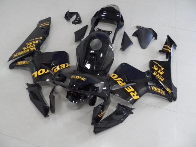 03-04 Schwarz Repsol Honda CBR600RR Motorrad Verkleidung 03-04 Schwarz Repsol Honda CBR600RR Motorrad Verkleidung