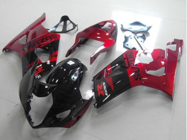 03-04 Schwarz Rot Suzuki GSXR 1000 Motorrad Verkleidungen