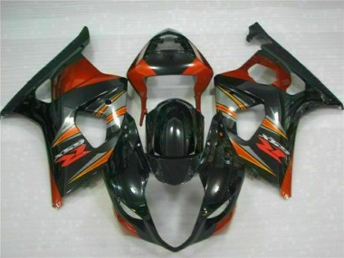 03-04 Schwarz Suzuki GSXR 1000 Motorrad Verkleidung Komplett Sets