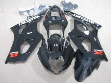03-04 Schwarz Suzuki GSXR 1000 Motorrad Vollverkleidung