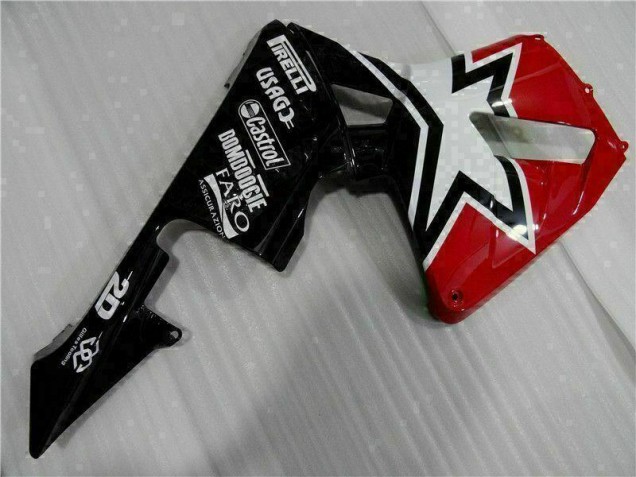 03-04 Schwarz Weiß 11 Honda CBR600RR Motorrad Verkleidung 03-04 Schwarz Weiß 11 Honda CBR600RR Motorrad Verkleidung