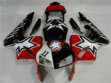 03-04 Schwarz Weiß 11 Honda CBR600RR Motorrad Verkleidung