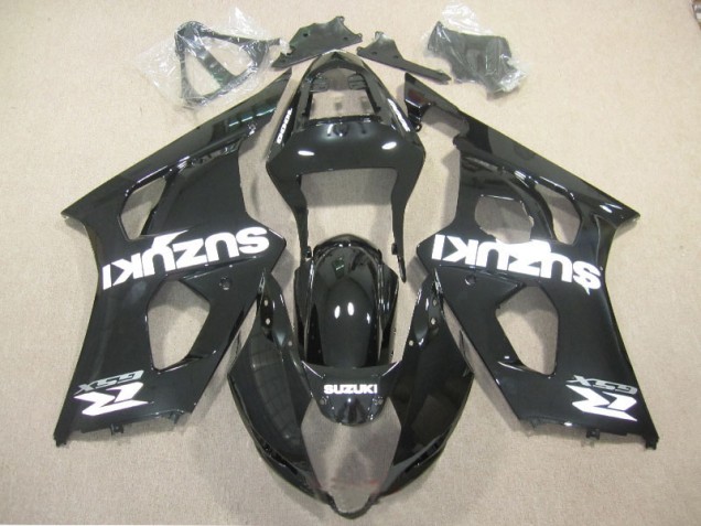 03-04 Schwarz Weiß Aufkleber Suzuki GSXR 1000 Motorrad Verkleidung 03-04 Schwarz Weiß Aufkleber Suzuki GSXR 1000 Motorrad Verkleidung