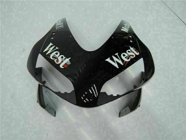 03-04 Schwarz West Honda CBR600RR Motorrad Verkleidung