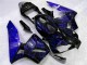 03-04 Schwarz mit Blaur Flamme Honda CBR600RR Motorrad Verkleidung 03-04 Schwarz mit Blaur Flamme Honda CBR600RR Motorrad Verkleidung