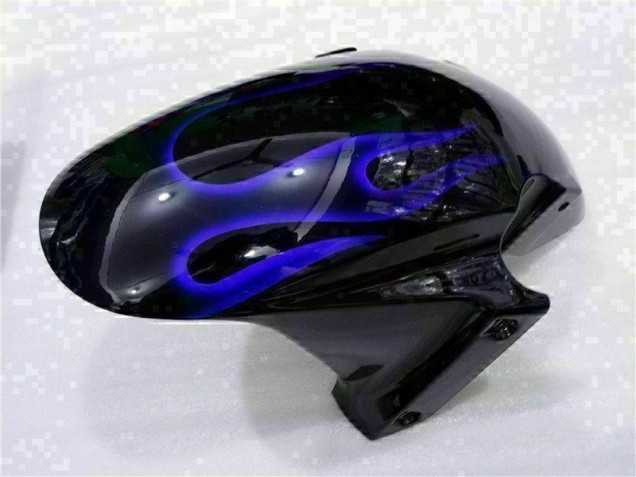 03-04 Schwarz mit Blaur Flamme Honda CBR600RR Motorrad Verkleidung 03-04 Schwarz mit Blaur Flamme Honda CBR600RR Motorrad Verkleidung