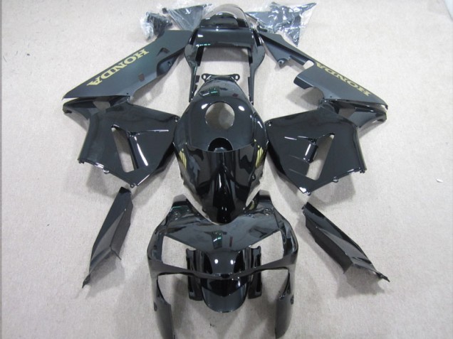 03-04 Schwarz und Gold Aufkleber Honda CBR600RR Motorrad Vollverkleidung 03-04 Schwarz und Gold Aufkleber Honda CBR600RR Motorrad Vollverkleidung