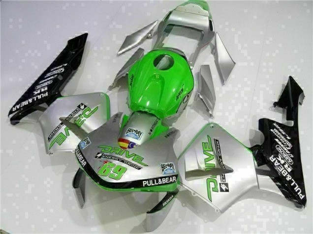 03-04 Silber Honda CBR600RR Motorrad Verkleidung 03-04 Silber Honda CBR600RR Motorrad Verkleidung