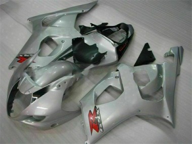 03-04 Silber Suzuki GSXR 1000 Motorrad Verkleidung & Plastik