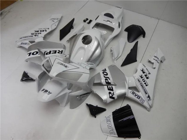 03-04 Silber Weiß Schwarz Repsol Honda CBR600RR Motorrad Verkleidung 03-04 Silber Weiß Schwarz Repsol Honda CBR600RR Motorrad Verkleidung