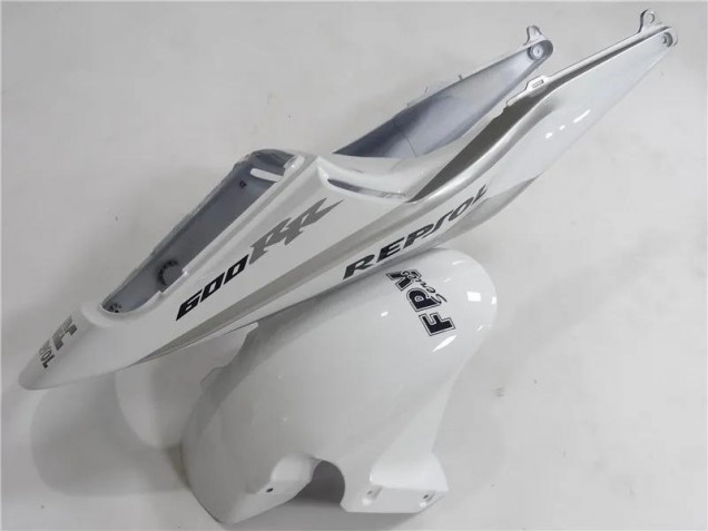 03-04 Silber Weiß Schwarz Repsol Honda CBR600RR Motorrad Verkleidung 03-04 Silber Weiß Schwarz Repsol Honda CBR600RR Motorrad Verkleidung