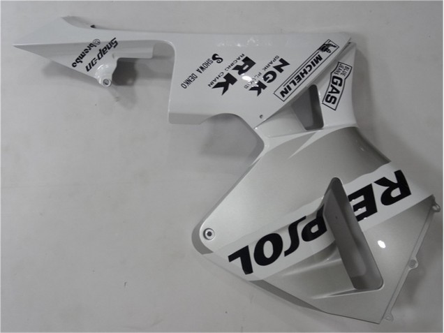 03-04 Silver Weiß Schwarz Repsol Honda CBR600RR Motorrad Verkleidung 03-04 Silver Weiß Schwarz Repsol Honda CBR600RR Motorrad Verkleidung
