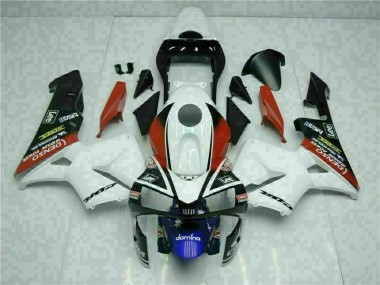 03-04 Weiß Blau Honda CBR600RR Motorrad Verkleidung
