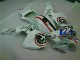 03-04 Weiß Blau R 2 Honda CBR600RR Motorrad Verkleidung 03-04 Weiß Blau R 2 Honda CBR600RR Motorrad Verkleidung