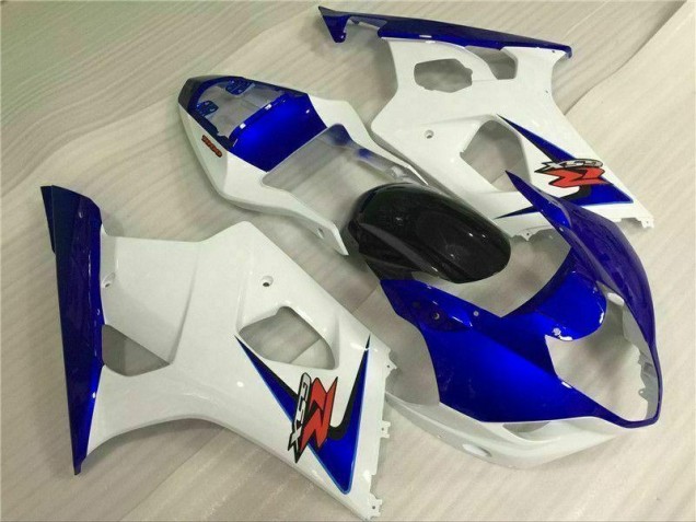 03-04 Weiß Blau Suzuki GSXR 1000 Motorrad Verkleidung 03-04 Weiß Blau Suzuki GSXR 1000 Motorrad Verkleidung