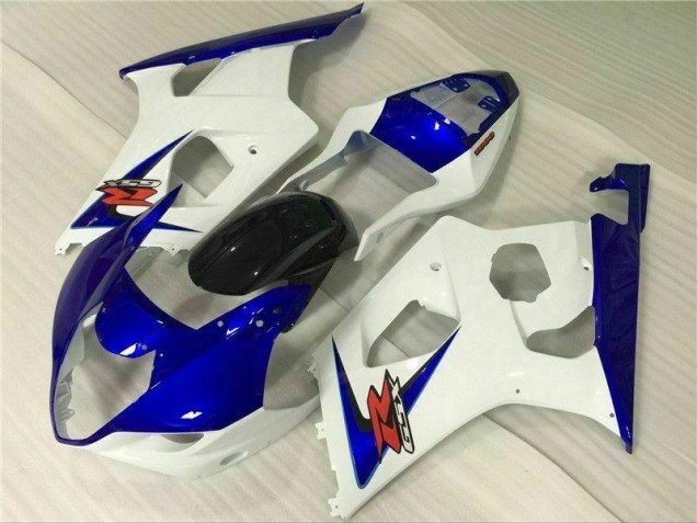 03-04 Weiß Blau Suzuki GSXR 1000 Motorrad Verkleidung 03-04 Weiß Blau Suzuki GSXR 1000 Motorrad Verkleidung