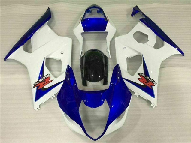 03-04 Weiß Blau Suzuki GSXR 1000 Motorrad Verkleidung 03-04 Weiß Blau Suzuki GSXR 1000 Motorrad Verkleidung