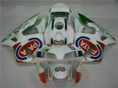 03-04 Weiß Honda CBR600RR Motorrad Verkleidung & Plastik
