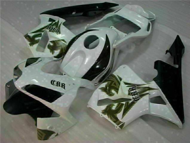03-04 Weiß Honda CBR600RR Motorrad Verkleidungen 03-04 Weiß Honda CBR600RR Motorrad Verkleidungen
