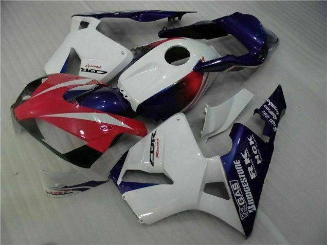 03-04 Weiß Honda CBR600RR Motorrad Vollverkleidung 03-04 Weiß Honda CBR600RR Motorrad Vollverkleidung