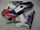 03-04 Weiß Honda CBR600RR Motorrad Vollverkleidung 03-04 Weiß Honda CBR600RR Motorrad Vollverkleidung