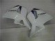 03-04 Weiß Honda CBR600RR Motorrad Vollverkleidung 03-04 Weiß Honda CBR600RR Motorrad Vollverkleidung