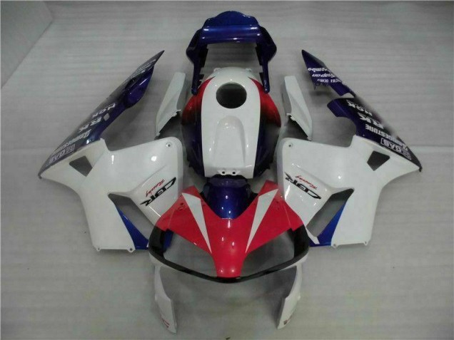 03-04 Weiß Honda CBR600RR Motorrad Vollverkleidung 03-04 Weiß Honda CBR600RR Motorrad Vollverkleidung