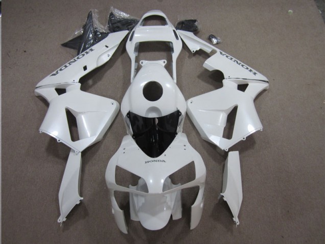 03-04 Weiß Honda CBR600RR Motorrad Vollverkleidung & Plastik 03-04 Weiß Honda CBR600RR Motorrad Vollverkleidung & Plastik
