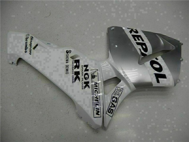 03-04 Weiß Repsol Honda CBR600RR Motorrad Verkleidungen 03-04 Weiß Repsol Honda CBR600RR Motorrad Verkleidungen