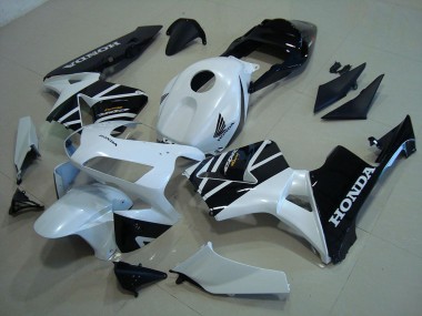 03-04 Weiß Schwarz Honda CBR600RR Motorrad Verkleidung