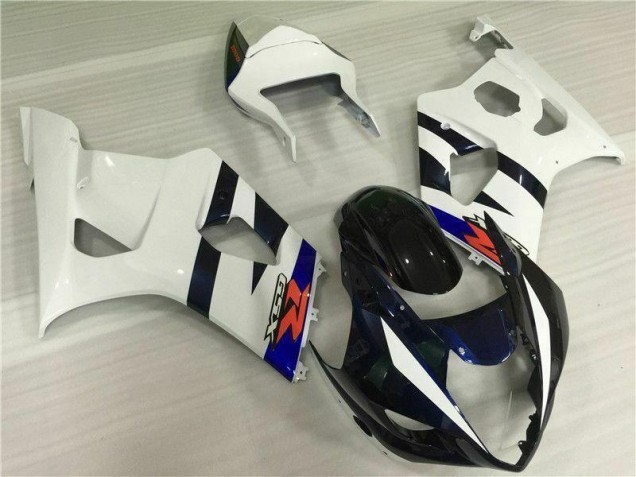 03-04 Weiß Schwarz Suzuki GSXR 1000 Motorrad Verkleidung Komplett Sets 03-04 Weiß Schwarz Suzuki GSXR 1000 Motorrad Verkleidung Komplett Sets