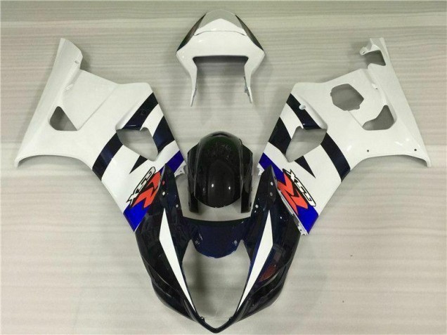 03-04 Weiß Schwarz Suzuki GSXR 1000 Motorrad Verkleidung Komplett Sets 03-04 Weiß Schwarz Suzuki GSXR 1000 Motorrad Verkleidung Komplett Sets