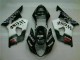 03-04 Weiß Schwarz Suzuki GSXR 1000 Motorrad Verkleidungen