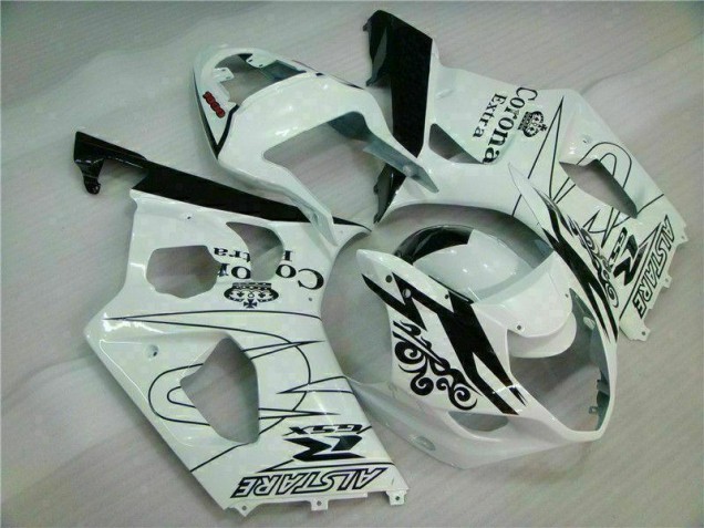 03-04 Weiß Suzuki GSXR 1000 Motorrad Vollverkleidung 03-04 Weiß Suzuki GSXR 1000 Motorrad Vollverkleidung