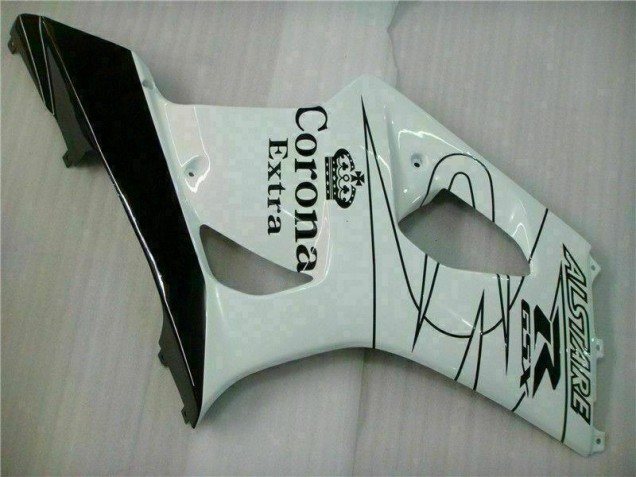 03-04 Weiß Suzuki GSXR 1000 Motorrad Vollverkleidung 03-04 Weiß Suzuki GSXR 1000 Motorrad Vollverkleidung