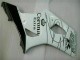 03-04 Weiß Suzuki GSXR 1000 Motorrad Vollverkleidung 03-04 Weiß Suzuki GSXR 1000 Motorrad Vollverkleidung