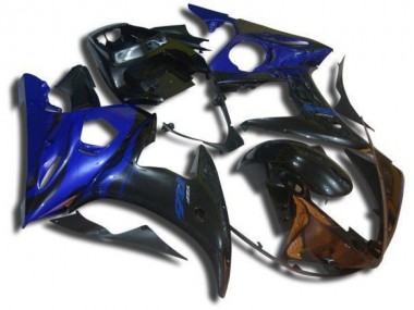03-05 Blau Flamme Yamaha YZF R6 Motorrad Verkleidung