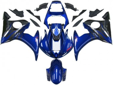 03-05 Blau Schwarz Yamaha YZF R6 Motorrad Verkleidungen
