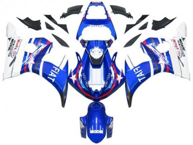 03-05 Blau Star Fiat Yamaha YZF R6 Motorrad Verkleidung
