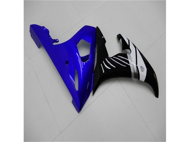 03-05 Blau Weiß Schwarz Yamaha YZF R6 Motorrad Verkleidung 03-05 Blau Weiß Schwarz Yamaha YZF R6 Motorrad Verkleidung