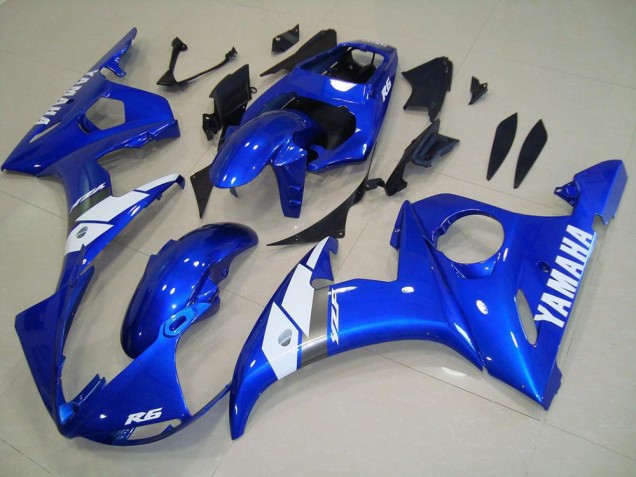 03-05 Blau Yamaha YZF R6 Motorrad Verkleidung 03-05 Blau Yamaha YZF R6 Motorrad Verkleidung