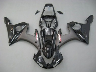 03-05 Kontrast Schwarz Yamaha YZF R6 Motorrad Verkleidung
