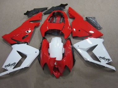 03-05 Rot Weiß Ninja Kawasaki ZX10R Motorrad Verkleidung