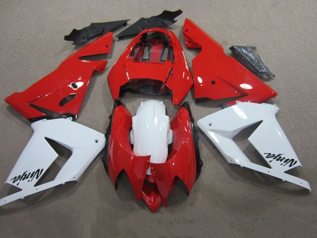 03-05 Rot Weiß Ninja Kawasaki ZX10R Motorrad Verkleidung 03-05 Rot Weiß Ninja Kawasaki ZX10R Motorrad Verkleidung