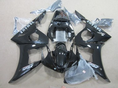 03-05 Schwarz Yamaha YZF R6 Motorrad Verkleidung
