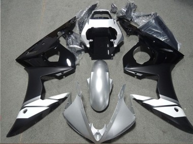 03-05 Schwarz Yamaha YZF R6 Motorrad Verkleidung & Plastik
